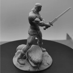 1/24 Resin Figures Model Kit Barbarian Warrior Unpainted,Unassembled Model Kit.