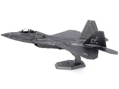 LOCKHEED MARTIN F-22 RAPTOR AIRCRAFT USAF STEEL MODEL KIT BY METAL EARTH ME1016