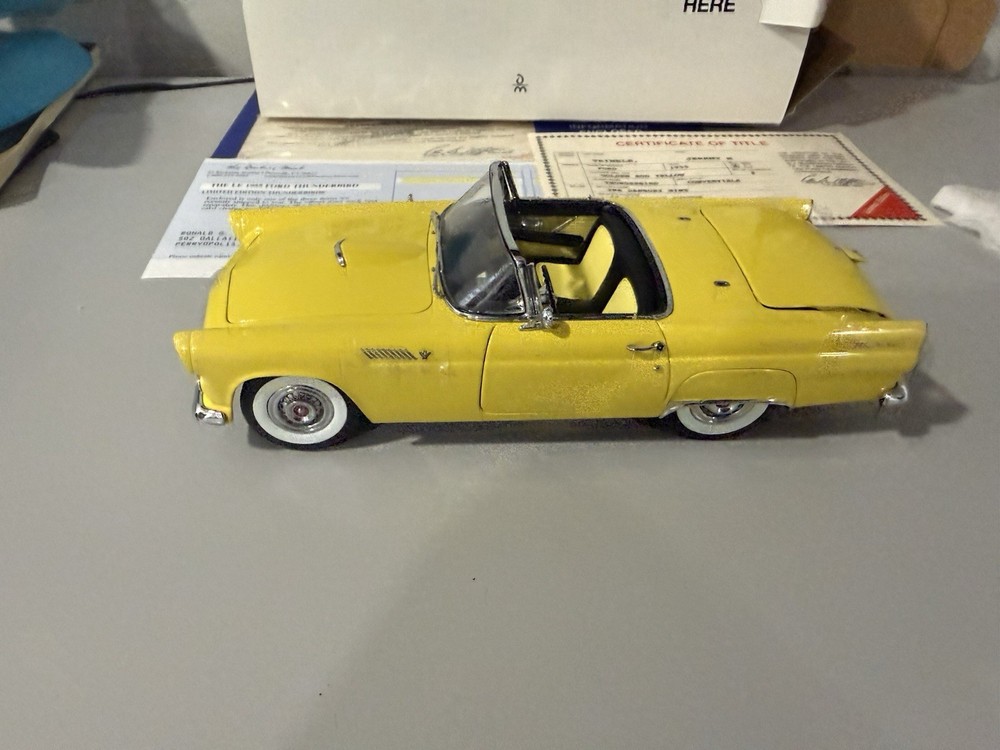 1955 Ford thunderbird Model Car