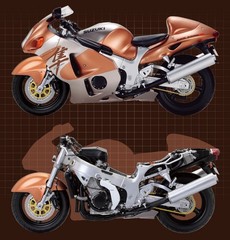 [MODEL] Weekly Suzuki Hayabusa GSX1300R vol.2 DeAGOSTINI 1:4 diecast GSX Japan