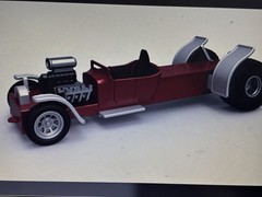 1/25 Resin 3d Printed Pulling Rod Unpainted Unassembled Model Kit