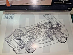 McCLAREN M8B 1971 CAN AM RACER CHASSIS,SUSPENSION,INTERIOR,ENGINE HIGHLY DETAIL