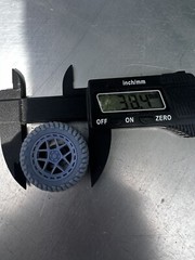 Resin 1/24 Scale 24 Inch Off-Road model car wheels, 1/24 1/25 Truck