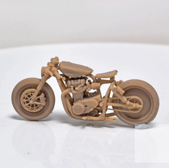 1/64 xs650 motorcycle model garage model transportation accessories colorless 1