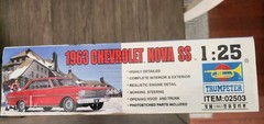 Moebius 1963 Chevy Nova SS Coupe 1:25 scale model car kit 2319
