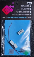 ESS RESINWORKS 1:24 1:25 SCALE MODEL INTERSTATE CAR BATTERY PRE-COLORED 2x