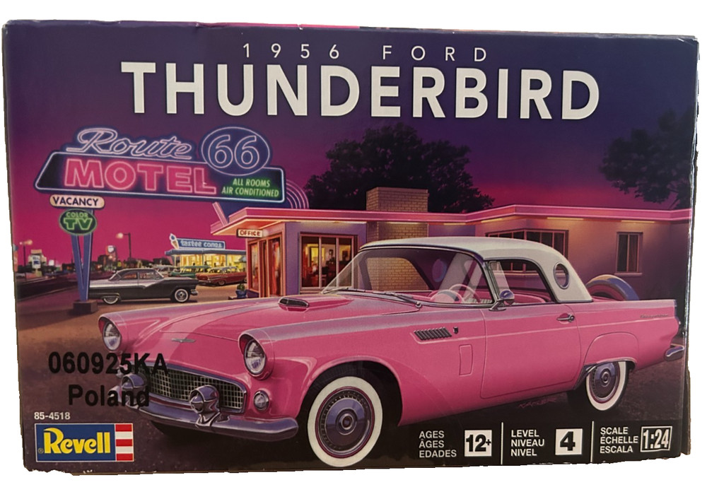 Revell 1956 Ford Thunderbird – 1:24 Scale Plastic Model Kit 85-4518 NIB