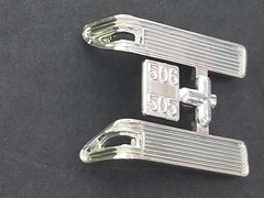 1958 Edsel Pacer OUTER GRILLES & SIGNAL LIGHTS from AMT 1:25 Model Kit 58