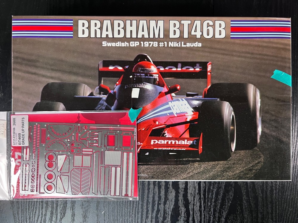 FUJIMI 1/20 BRABHAM BT46B Swadish GP 1978 #1 w/PE parts from Japan2