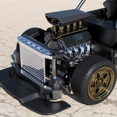 1:25-1:24 Scale Ken Block Hoonicorn Tooned Racer Resin Printed Kit