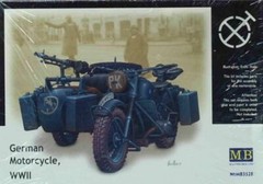 Master Box 3528 WWII German motorcycle 1/35 scale