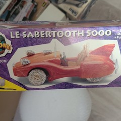 Craft House Flintstones Le Sabertooth 5000 1:20 Snap Fit Plastic Kit 72412