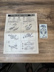 1970s REVELL RIVER RAT Model Kit Chevy Luv Pickup Boat Trailer. Missing Parts.