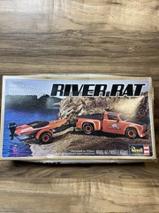 1970s REVELL RIVER RAT Model Kit Chevy Luv Pickup Boat Trailer. Missing Parts.