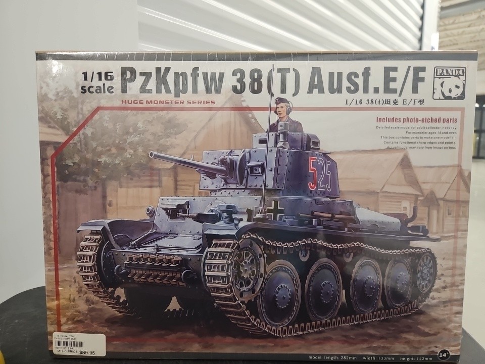 Panda #16001 1/16 German WWII Pz.Kpfw.38(t) Ausf E/F Tank