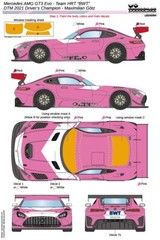 LB Production 1/24 Merc AMG GT3 Evo Team HRT “BWT” DTM 2021 M.Götz Decal LB24094