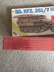 ESCI Model Kit 1:72 Scale – SD. KFZ. 251/7 Pioneer Vehicle Lot Of 2 – Sealed