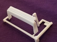 1991 Chevy S-10 Lowrider REAR AERO PANEL from Revell 1:25 Model Kit 91 Chevrolet