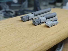 1/350/400/700 China Dongfeng 5c missile transport vehicle set Unpainted