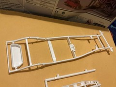 1 24 scale model parts Hi way Scenes 37 Ford Frame And Crossmember Only