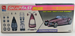 AMT ERTL 1/25 8284 SnapFast Plus Plymouth Prowler Model Kit STARTED