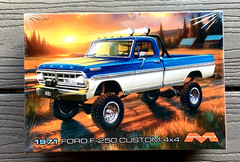 MOEBIUS MODELS 1/25 1971 FORD F-250 CUSTOM 4X4 PICKUP TRUCK MODEL KIT # 2567 F/S