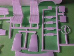 Body 77 1977 Ford Van Econoline E150 1/25 AMT Hood Glass Grill Bumpers Interior