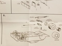 1967 Chevelle Pro Street DRIVESHAFT from AMT 1:25 Model Kit 67