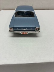 VINTAGE AMT 1/25 1966 FORD GALAXIE HT HIGH QUALITY BUILT KIT SILVER BLUE POLY