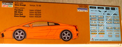 1/24 Italeri Lamborghini Gallardo Sports Car / Race Car Parts by Fujimi # 3673