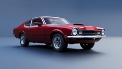 ABS Like Resin 3D Printed 1971 Mercury Comet Model in 1/25