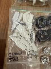 Vintage Lot Of Model Car Kit Tires And Rum Lot