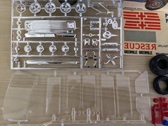 SUPER RARE! **ORIGINAL-ISSUE VINTAGE AMT CHEVY POLICE VAN KIT **SEALED BAG *NIB!