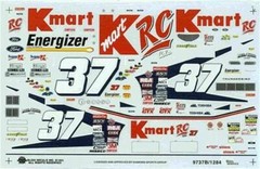 Slixx 1284 #37 KMart RC Cola 2nd scheme 1997-Mayfield Nascar decal