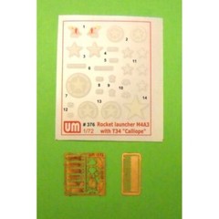 UNIMODELS UM 376 scale models kit 1:72 American medium tank M4 Sherman