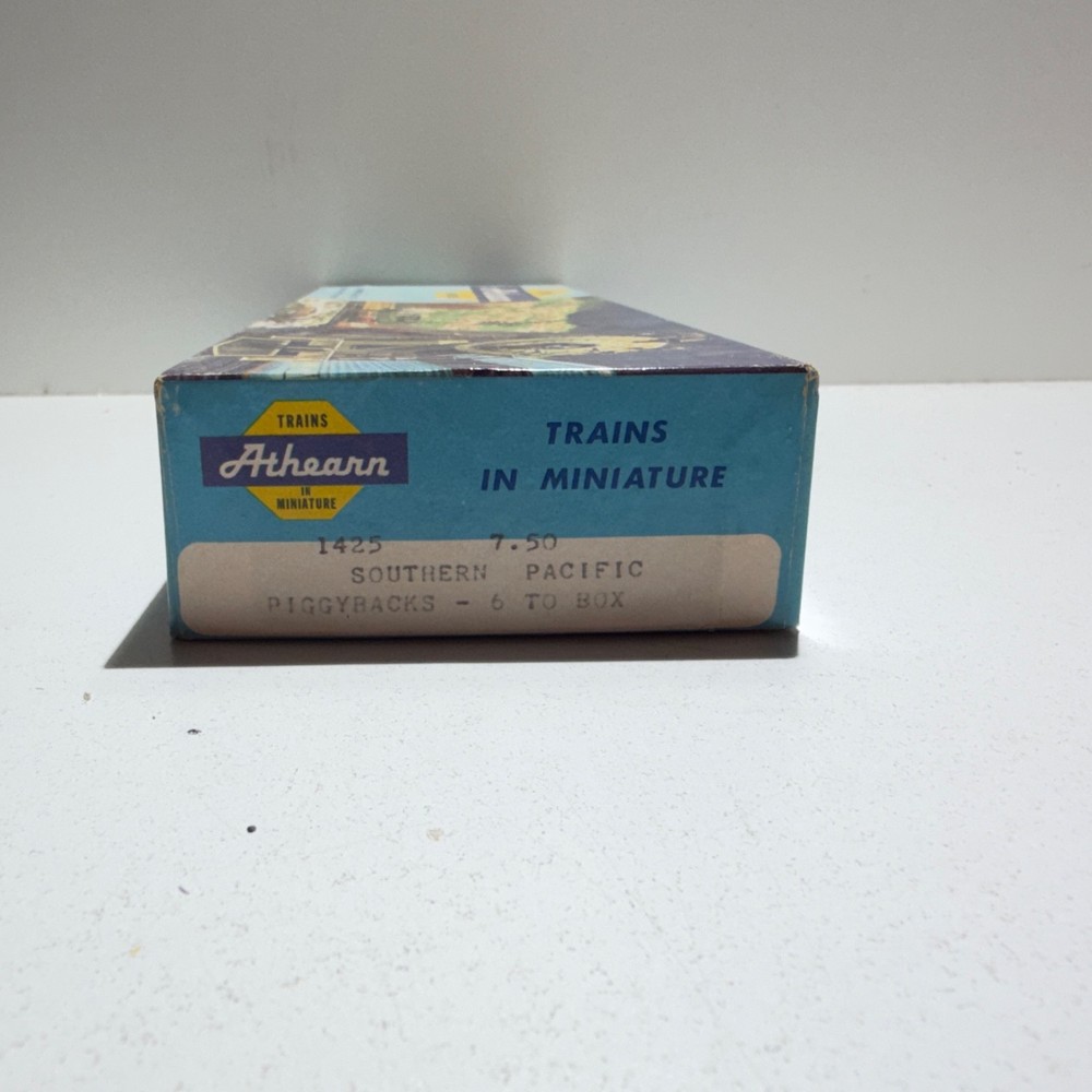 Athearn #1425 HO Scale 6 Southern Pacific Piggyback Trailers Boxed