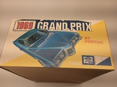MPC 1969 Grand Prix # 2169-200 Empty Box W Bag Only Vintage Nice