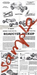 Lindberg 3 In 1 ROADSTER PICKUP Electric Motor Kit – INSTRUCTIONS ONLY