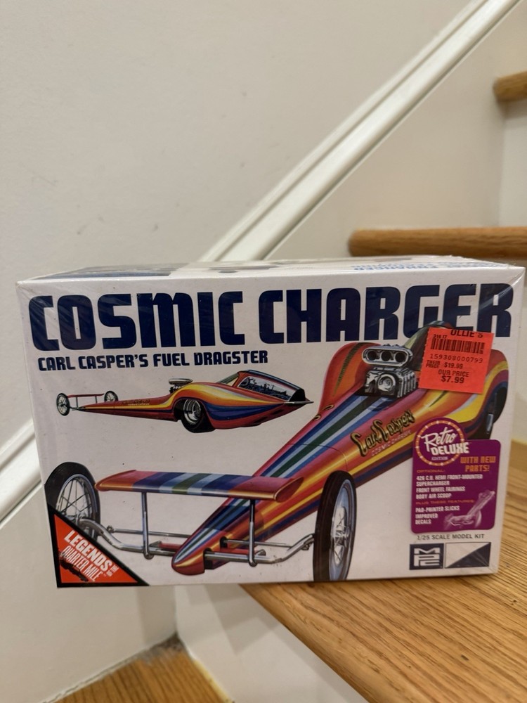 Vintage MPC Cosmic charger Karl Caspers fuel dragster model kit
