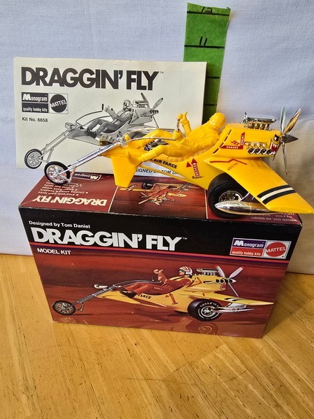 VTG 1971 ORIGINAL Tom Daniels Monogram Draggin Fly Trike Model W/Manual & Box