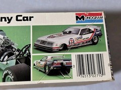 Vintage 1/24 MONOGRAM 7-ELEVEN MUSTANG FUNNY CAR #2710 FACTORY SEALED INSIDE ’85