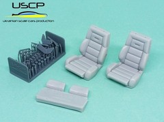 USCP 24A122 1/24 Recaro C77/C81 seats Resin model
