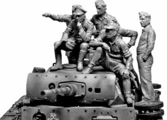Master Box 3561 – 1/35 – Rommel and German Tank Crew, DAK, WW II era