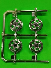 AMT 1961 Chevy Impala SS 409 1/25 RADAR Rim Wheel Goodyear Drag Car Slick Tire