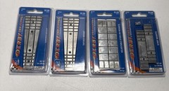 Lot Of 4 Derby Car Supply Bar Weights Strip Tapered Adjustable Weights New