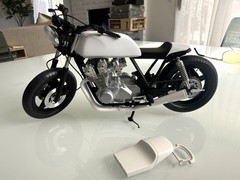 “Cafe Racer” 3D Printed Parts for 1:8 scale Honda CB900 Motorbike Kit