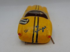 Vintage Model Car Wood 5 ” Long Built 1960’s Road Racer Roadster For Parts