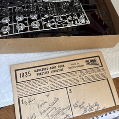 Jo-Han Model Kit 1935 Mercedes-Benz 500k 1/25 Scale complete unbuilt