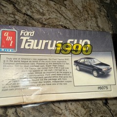 AMT/ERTL 1990 FORD TAURUS SHO MODELING KIT #6075 NEW AND SEALED FROM 1989