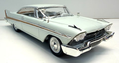 AMT 1:25 Scale 1957 Plymouth Fury White John Klaver Pro-Built Model Kit